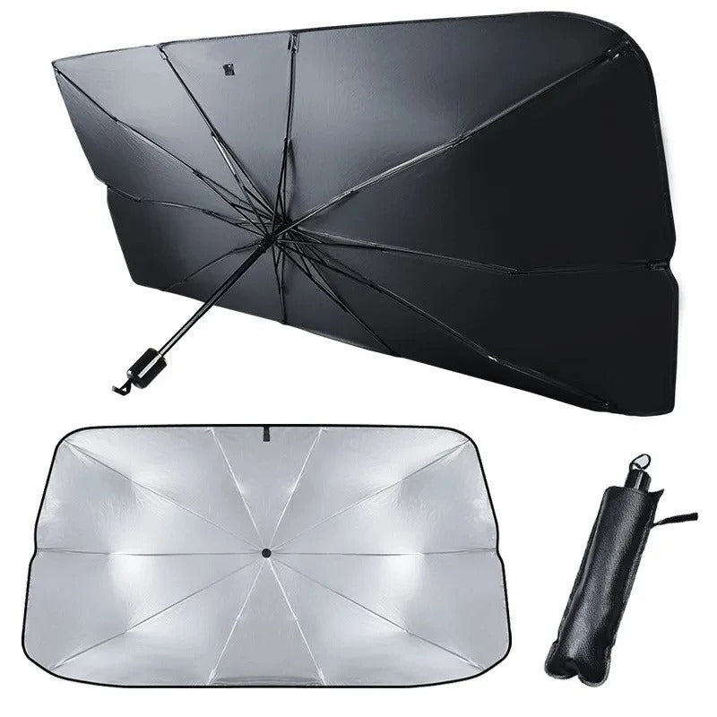 Protetor Solar Parabrisa Sol Parasol Carro Guarda Chuva Uv